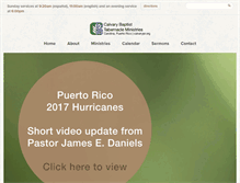 Tablet Screenshot of calvarypr.org